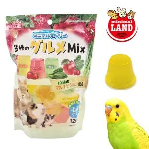 [애니몰파크]마루칸 야채 사과 딸기 젤리 1P (소분) 앵무새 간식 먹이