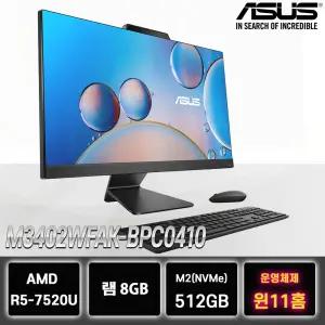 ASUS 올인원 PC M3402WFAK-BPC0410 AMD 라이젠5 Win11홈설치