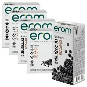 이롬 황성주박사의 국산 약콩두유 무가당 190ml x 64입