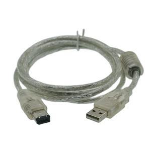 1PCS Firewire IEEE 1394 6핀 남성 USB 2.0 어댑터 변환기 케이블 코드 1.5M 5FT 150CM