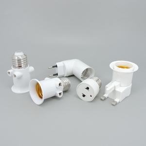 AC US EU UK-E26 E27 전원 공급 장치, LED 전구 램프, 거치대 베이스 소켓 플러그, 나사 조명 어댑터 변환