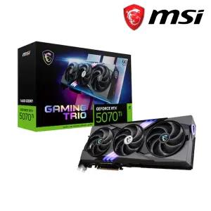 MSI 지포스 RTX 5070 Ti 게이밍 트리오 OC D7 16GB 트라이프로져4 그래픽카드 VGA