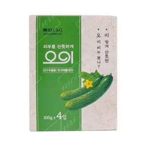 동산 인기 오이비누 4입 세수 감성 업소 세면 사우나