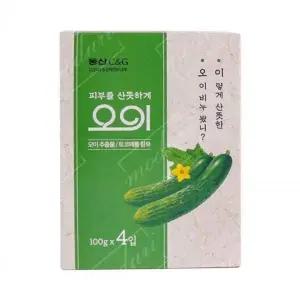 동산 오이비누 캐주얼 4입 세수 필수템 업소 세면 사