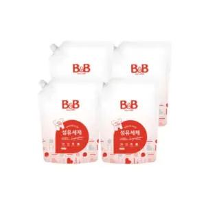 메디앙스 비앤비 유아 세탁 세제 리필형 1.5L 4개