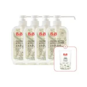 메디앙스 비앤비 유아 젖병 주방 세정제 용기형 600ml