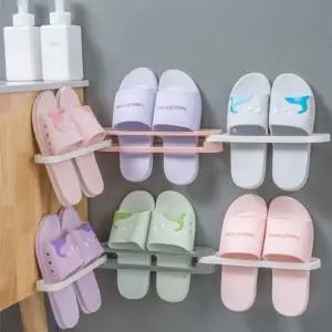 3단 접이식 슬리퍼거치대 실내화거치대 실내화걸이 세워서 말리는 욕실화거치대