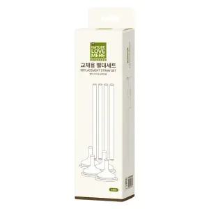 네이쳐러브메레 애니멀프렌즈 빨대컵 빨대 교체세트 4개입 ,1개