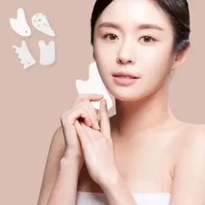 키밍 도자기 괄사 마사지 도구 종합 얼굴 안마용품