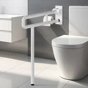 장애인 양변기 손잡이 노약자 변기 보조 손잡이 지지대 접이식 U자형 상하가동 HLBATH A39