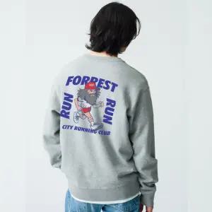 월드페이머스 러닝 포레스트검프 기모 맨투맨 긴팔티 티셔츠