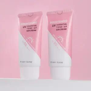 (원쁠딜) 메이아일랜드 UV 에센셜 톤업 선크림 70ml (총2개)