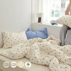 NEW 취향저격! 러블리 비비 항균 워싱 차렵 이불 SS/Q