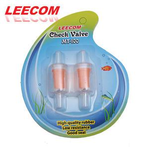 리콤 고급 역류방지기 [오렌지] 2개입 / 체크 벨브 에어 펌프 기포기 연결 부품 수족관 어항 여과기 리컴