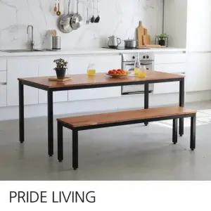 아카시아원목 6인용식탁 테이블세트B_1800X750