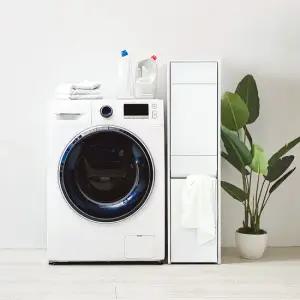 ST9657 스탠드형 틈새 2단 분리수거함 수납장