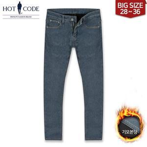 [핫코드]겨울 남자 기모청바지 워싱진 빅사이즈 행사 HC502