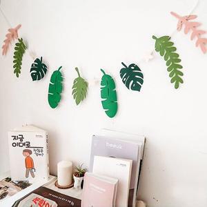 [파티공구]나뭇잎 가랜드 잎사귀 파티 소품 장식 용품 꾸미기 홈