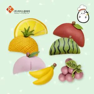 쌀이랑놀자 반달떡 만들기 DIY 세트 송편 키트 - 과일반달떡 베이직
