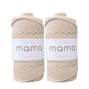 마크라메 재료 프리미엄 컬러 스트링 우동끈 콘사 2p세트(50야드)