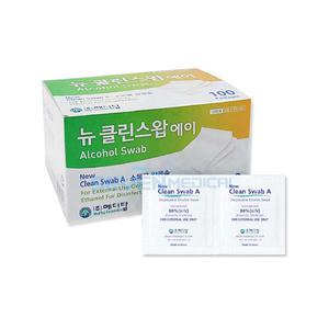메디탑 뉴클린스왑A 100매(1매포장)/알콜스왑/에탄올