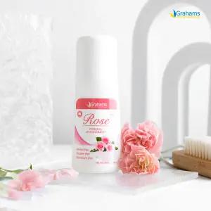그라함스 내추럴 미네랄 데오드란트 로즈 롤온 65mL