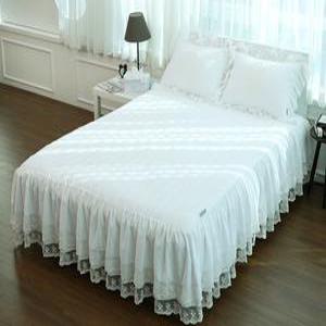 류금숙 프렌치향기 실키케어 향균프릴 이중프릴 침대커버