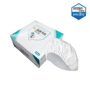 크린가드 라운드 캡 100매 일회용 헤어캡 위생모자 4402183