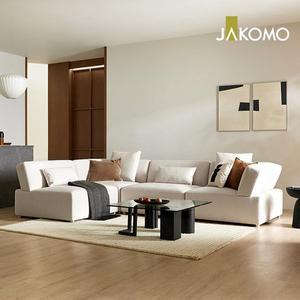 [자코모][이동형팔걸이1개 무료증정]디올리 모듈 4인 오픈코너형 젠위브 패브릭 소파+쿠션4개