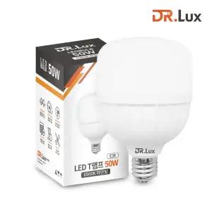 닥터룩스 고용량 LED 전구 T램프 50W 6500K 주광색 E39