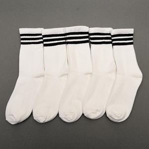 세줄장목아이 5족 국산 아동 양말 세트 남아 여아 어린이 아기 유아 키즈 초등 학생 주니어