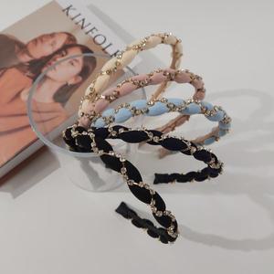 [기타]국산 고급 라인스톤 헤어밴드 줄란 머리띠 여성 명품 헤어 액세서리 1064