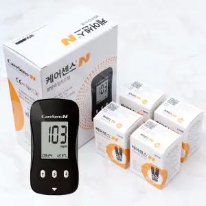 N 혈당계+혈당시험지200매+채혈침200개+알콜솜200매