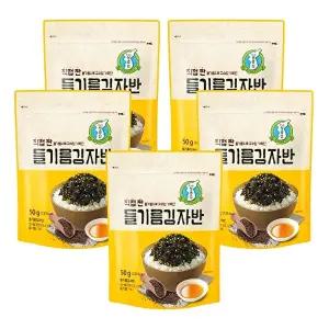 [지도표성경][지도표성경][성경김본사] 직접 짠 들기름 김자반 50g 5봉