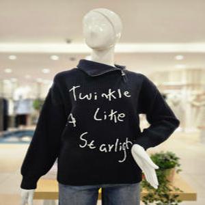 [포커스] 포커스 트윙클 자수 니트 FW3K7KT03870