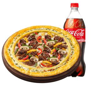 피자헛 직화불고기 리치골드M+콜라 1.25L