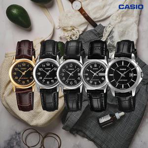 카시오 여성 가죽 시계 LTP-V001GL V001L V002L V004L