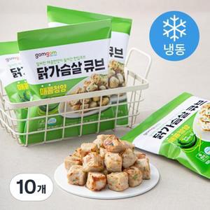 곰곰 닭가슴살 큐브 매콤청양 (냉동), 100g, 10개 one option