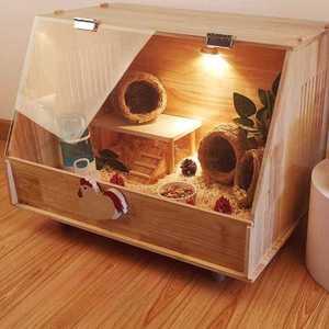 원목 미니 육추기 메추리 집 케이지 병아리 사육장