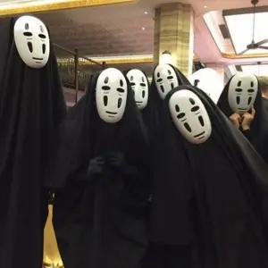 가오나시 의상 세트 할로윈 파티 가면 분장 센과치히로 가오나시옷 성인 유령 복장