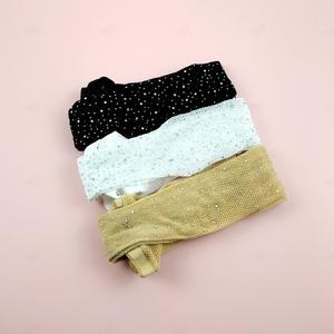 큐빅 망사 팬티 스타킹 반짝 파티 할로윈 클럽 보석 패션 그물 블랙 화이트 스킨 1P