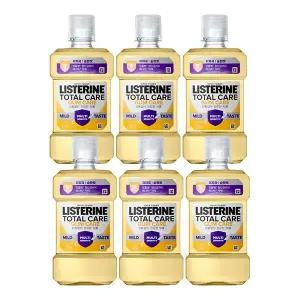 리스테린 토탈케어 검케어 마일드 250ml, 6개 + 증정(쿨민트, 100ml, 1개)