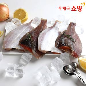 [우체국쇼핑]국내산 동해 반건조 손질 가자미 480g(240g이상*2팩)