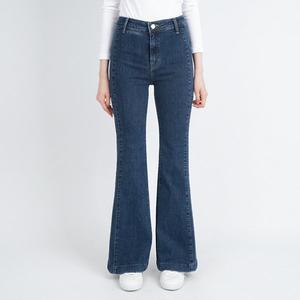 [게스] 여성 청바지 사이드 디테일 플레어 붓컷 미디엄블루 YN3D6127