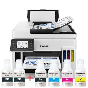캐논 MAXIFY GX7092 무한잉크복합기 호환잉크1SET+검정2개 추가