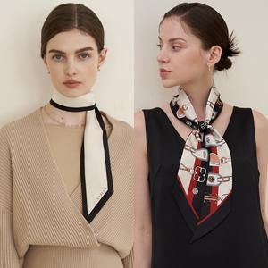 [엘르]/칼린 간절기 실크 100 방도 스카프 택1