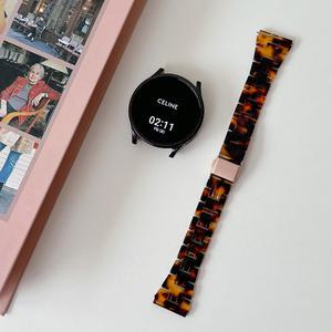 갤럭시 워치 7 스트랩 6 5 4 FE 액티브 1 2 호마이카 호피 아크릴 스트랩