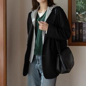 [엘리시아][66-110] 라누 싱글 레이어드 후드 재킷