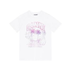 [럭스댓] 국내 가니 T3918 / 칵테일 릴렉스드 로고 반팔 티셔츠