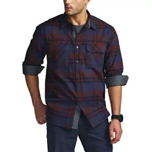 [테슬라][한정특가] CQR  플란넬 가을 남성 체크 셔츠남방 CQ-HOF100